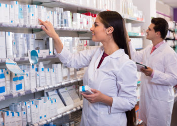 pharmacists looking for a specific medicine